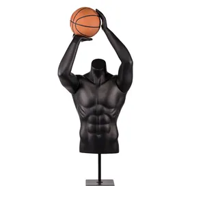 Basketbal Training Bovenste Mannelijke Torso FRP Half Mannequins