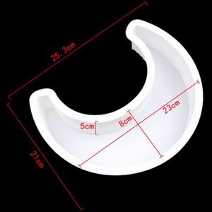 Molde de Silicona con Forma de Luna para Decoración de Pasteles, Base para Pastel, Molde para Resina, OEM/ODM - Product Image 2