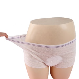 Culottes jetables en maille post-partum, sous-vêtements de maternité médicaux pratiques pour femmes, respirantes et extensibles - Product Image 1