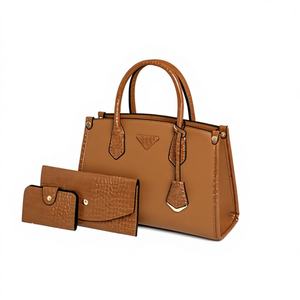 กระเป๋าสะพายไหล่ซิปแบบนุ่มทนทานสำหรับผู้หญิงความจุขนาดใหญ่ชุดหลายชิ้น - Product Image 1