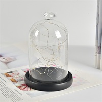 Dôme en verre transparent anti-poussière en borosilicate de haute qualité pour la décoration moderne de la maison.