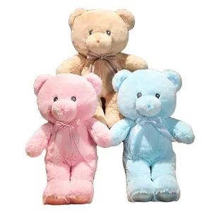 Boneka Binatang Beruang Teddy Beruang, Bantal Mainan Boneka Kartun Pink Biru Coklat Baru