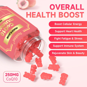 Rosebest OEM Etichetta Privata Gommose Vegane al Coenzima Q10 Integratori Antiossidanti con Vitamina B6/B12 e <span class=keywords><strong>Omega</strong></span>-3 DHA & EPA - Product Image 3