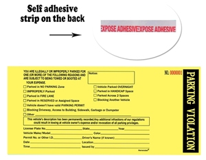 Stampa Personalizzata OEM di Biglietti per Violazioni al Parcheggio e Libretti di Parcheggio con Numerazione Sequenziale, Codice a Barre, Codice QR e Sicurezza - Product Image 3