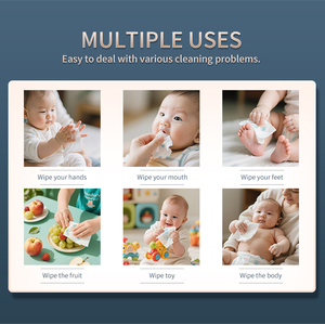 Envío en 7 Días, Muestra Gratis, OEM, 1-120 Hojas, Toallitas Húmedas para Bebé sin Perfume, No Tejidas, para Piel Sensible, Venta al Por Mayor - Product Image 4
