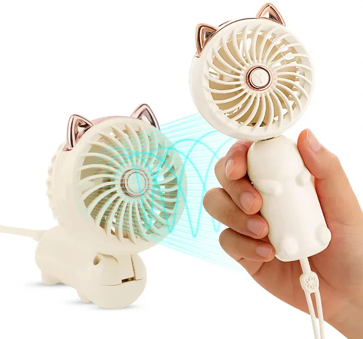 Electric Hand Fan for Girls/Women/Kids Travel Handheld Fan Portable Mini Fan