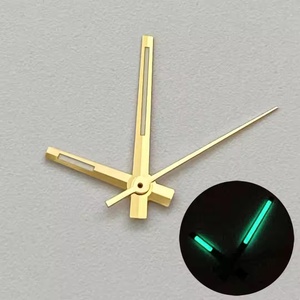 อะไหล่นาฬิกาแบบกำหนดเอง ตัวชี้เรืองแสงสีเขียวและสีน้ำเงิน ตัวชี้วินาทีสีทองและสีเงิน เหมาะสำหรับ NH35 NH36 - Product Image 3