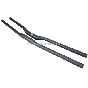 <span class=keywords><strong>Manillar</strong></span> de Bicicleta de Fibra de Carbono para Bicicleta de Montaña, 31,8 mm, 58 cm-76 cm, Negro Mate Brillante - Product Image 1