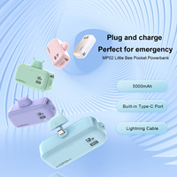 Mini batterie externe magnétique sans fil 5000 mAh, charge rapide 10 W, ultra-fine, portable, pour iPhone