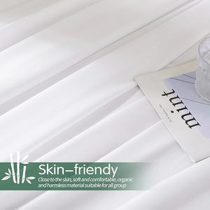 批发100% 竹纤维床单套装柔软透气床上用品 - Product Image 6