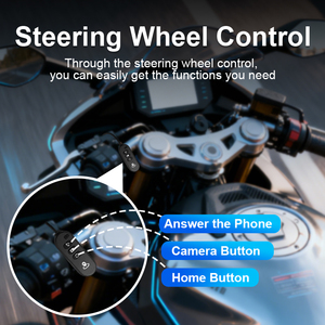 <span class=keywords><strong>Cam</strong></span>éra de tableau de bord pour <span class=keywords><strong>moto</strong></span> sans fil 6,86 pouces avec Carplay et Android Auto, étanche IP67, enregistreur de conduite pour <span class=keywords><strong>moto</strong></span> avec capteur de pression des pneus - Product Image 5