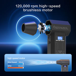 Aspiradora de <span class=keywords><strong>Coche</strong></span> Mini LCD de 120000 RPM, Soplador de Aire Turbo, Ventilador Turbo, Sopladores de Aire Eléctricos, Plumero de Aire Eléctrico Mini para Limpieza de Coches - Product Image 3