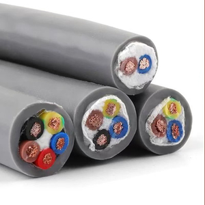 राष्ट्रीय मानक RVV शेथ लाइन <span class=keywords><strong>2</strong></span>-5 कोर लचीली शक्ति नियंत्रण कॉपर कंडक्टर pvc pc केबल 0.5-1.5 वर्ग भूमिगत उपयोग - Product Image 1