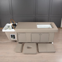 Fauteuil-lit de lavage professionnel multifonctionnel Defeinuo pour salon, avec thérapie vapeur chauffante, écologique et étanche, idéal pour hôtels et salles de sport
