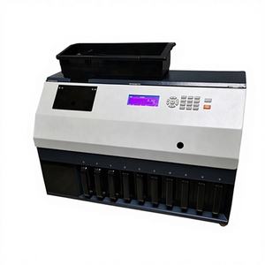 Compteur et Trieur <span class=keywords><strong>de</strong></span> <span class=keywords><strong>Pièces</strong></span> Euro Professionnel Robuste Manuel – Vitesse 600 <span class=keywords><strong>Pièces</strong></span>/Min, Détection <span class=keywords><strong>de</strong></span> Contrefaçon, Trémie 500 <span class=keywords><strong>Pièces</strong></span> 9+1 - Product Image 1