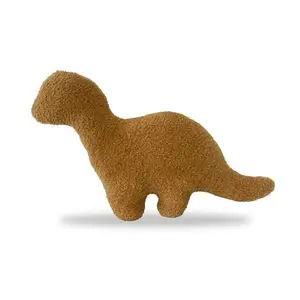 Neues Design gefülltes Tierspielzeug weich und niedlich Plüsch Dino Huhn Nugget-Kissen Kindergeschenk Großhandel