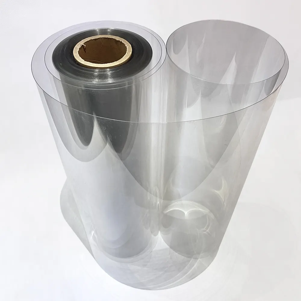 0.25mm 0.5mm 0.8mm Feuille rigide transparente pour animaux de compagnie en rouleau Feuille de polyéthylène découpée pour l'impression par thermoformage