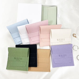 Custom Microfiber Pouch for Jewelry Packaging & Rings Earrings Bracelets Storage with Inserts for Display Dust <b>Envelope</b> Bag - Product Image 2
