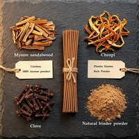 Encens de bois de santal matinal, soulage l'anxiété, calme les émotions et rafraîchit l'esprit