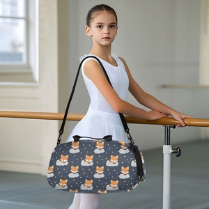 Low MOQ Customs Cute Cartoon Pattern Lightweight Kids Duffle <b>Bag</b> Foldable Large Capacity for Sport and Leisure - Product Image 6
