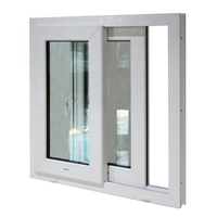 Precios Competitivos en Ventanas de PVC, Entrega Rápida, Diseño Moderno Deslizante, Malla para Uso en Exteriores