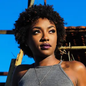 Joedir-pelucas de cabello humano para mujeres negras, <span class=keywords><strong>pelo</strong></span> Remy corto brasileño, Afro, <span class=keywords><strong>rizado</strong></span>, hecho a máquina - Product Image 1