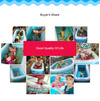 Chufang PVC Aufblasbarer Pool Großer Indoor/Outdoor Familien garten Faltbarer Boden für Kinder