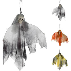 Decoración de Calaveras de Halloween para Colgar con Diseños Surtidos - Product Image 1