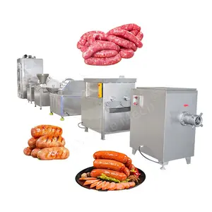 ORME Hydraulic Pressure Sausage Stuffer Maker Machine Double Heads Enema Small Scale Sausage Production Line