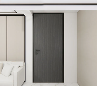 Porte intérieure en aluminium invisible sans cadre, design moderne, insonorisée, résistante au vent, taille personnalisée, installation facile