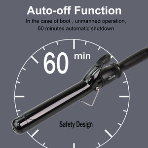 <span class=keywords><strong>Rizador</strong></span> de pelo de barril de cerámica profesional de <span class=keywords><strong>38</strong></span> <span class=keywords><strong>MM</strong></span> con pantalla LCD: planchas rizadas al por mayor para rizos ondulados - Product Image 3