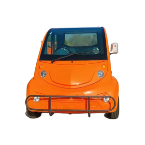 Voiture de patrouille électrique à quatre roues HKBG de couleur orange, conduite à droite - Product Image 2