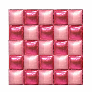 Quadratische Folie Ballon Wand Hintergrund Doppelseitige Ballon Wand Tunnel Hintergrund Wand gewölbte Kranz Geburtstags feier Dekoration Kit - Product Image 1