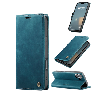 Vendita calda custodia per telefono cellulare per <span class=keywords><strong>iPhone</strong></span> Air 17 Pro Max 15 Plus 16 14 12 <span class=keywords><strong>13</strong></span> Flip <span class=keywords><strong>portafoglio</strong></span> in pelle PU <span class=keywords><strong>Cover</strong></span> con magnetico - Product Image 1