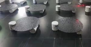 Nouvelle <span class=keywords><strong>table</strong></span> <span class=keywords><strong>basse</strong></span> ronde en verre <span class=keywords><strong>Table</strong></span> <span class=keywords><strong>basse</strong></span> pivotante ronde Tables basses rondes antiques - Product Image 6