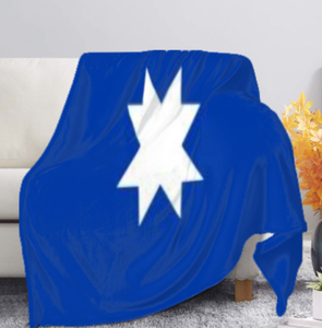 Manta de Franela con Bandera Personalizada de la Nación Mapuche 2026, Venta al por Mayor, Alta Calidad, Diseño Personalizado de Fábrica - Product Image 1