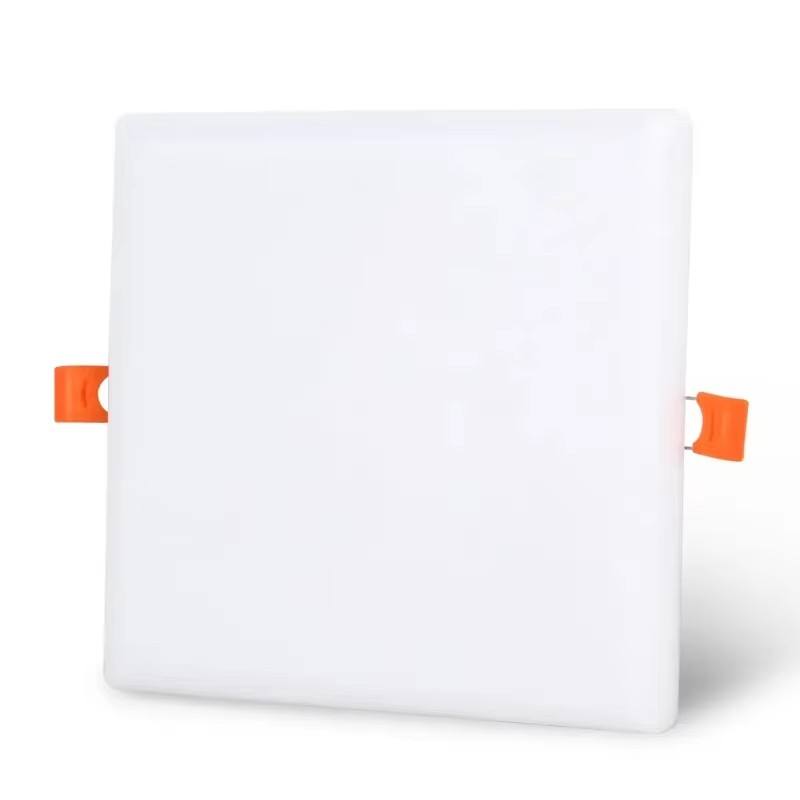 Led Light Square Shape Frameless Embedded LED Panel Light Square Shape 9W-48W Office Use PVC ...