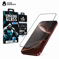 Protection d'écran en verre trempé transparent ATB Custom Packaging Crystal Clear 9H pour iPhone 18