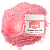 Pigment comestible scintillant rouge sans E171, poudre de lustre comestible pour la pâtisserie, 10g pour la décoration de gâteaux d'Halloween et de Noël