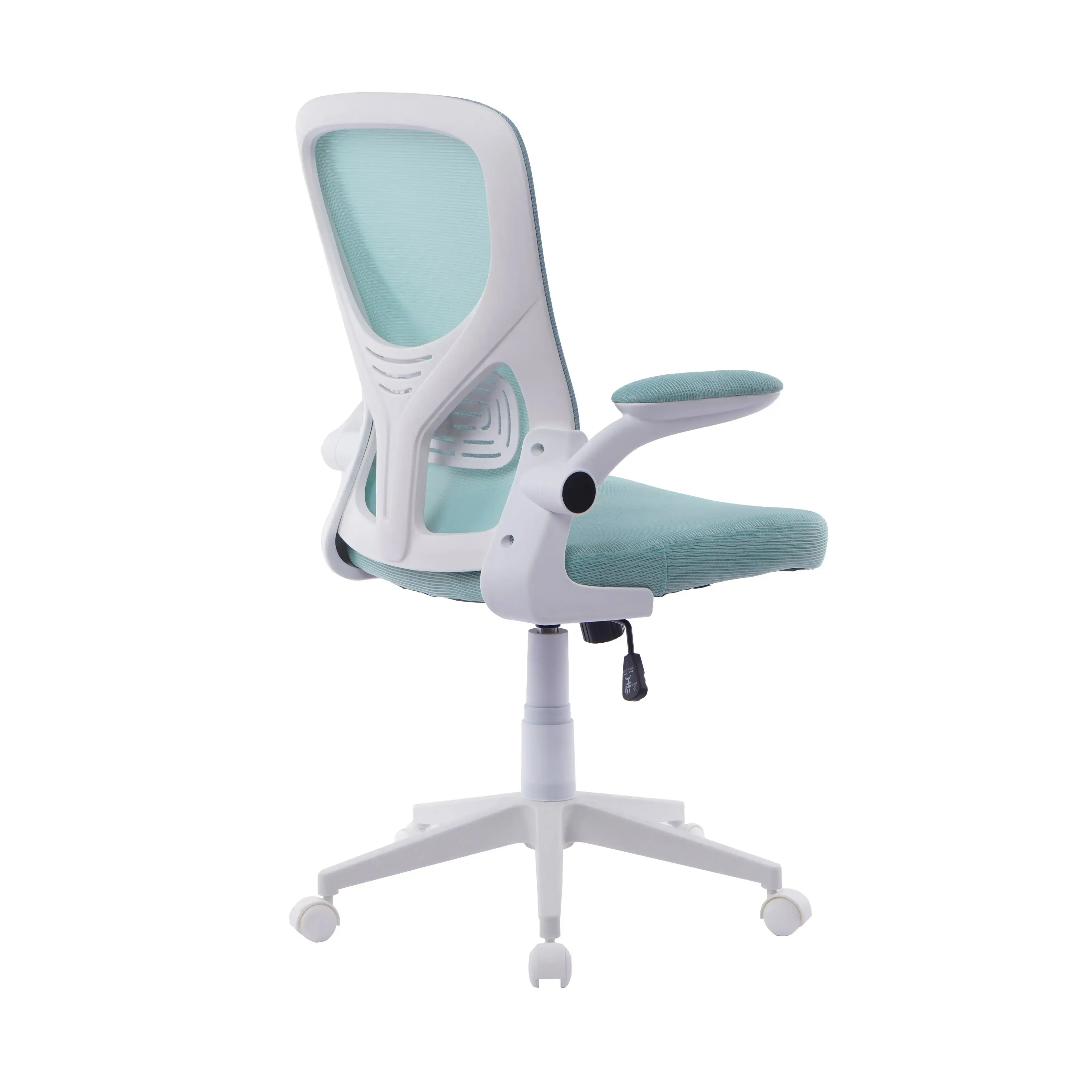 Chaise de visiteur de bureau en maille entièrement pivotante à 360 degrés réglable en hauteur de luxe