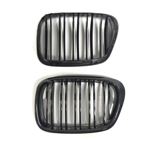 Per <span class=keywords><strong>bmw</strong></span> 5Serie <span class=keywords><strong>E39</strong></span> acqua transrer stampa nero Della Maglia Della griglia di Materiale ABS Griglia Del <span class=keywords><strong>Paraurti</strong></span> Anteriore - Product Image 3