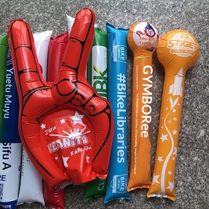 Bastones Inflables de Plástico Grueso con Publicidad Impresa para Conciertos, Eventos Deportivos, Cumpleaños y Campamentos - Product Image 3