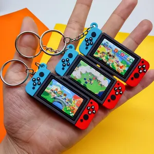 Custom Logo Super Mario Keychain Pendant Different Games Animal Crossing Switch Keychain