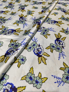 Tela Satén 100% Poliéster Estampada Multicolor para Niñas, Manualidades de Costura, Vestido de Novia, Suave, Lisa y Brillante - Product Image 4