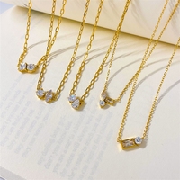Collier Bowei en titane multicouche avec zircone, combinaison géométrique ronde, ovale et carrée, pour clavicule