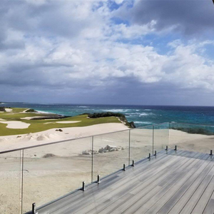 Rampe en verre résistante au vent, balustrade en verre robuste pour escaliers côtiers <span class=keywords><strong>et</strong></span> terrasses de <span class=keywords><strong>plage</strong></span> - Product Image 2