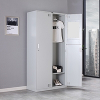 Casier métallique en acier avec serrure pour bureau, maison, école, salle de sport