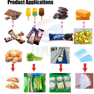 Máquina Automática de Embalagem em Sacos Plásticos Flow Pack Seladora para Embalagem de Biscoitos e Pães - Product Image 6