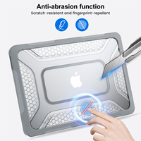 Étui de protection rigide pour ordinateur portable avec béquille pliable intégrée, coque antichoc pour MacBook Neo 13 pouces 2026