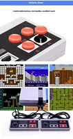 NES Mini 620 Nueva Consola de Videojuegos Retro Clásica Roja y Blanca con 620 Juegos Clásicos Integrados con Cable